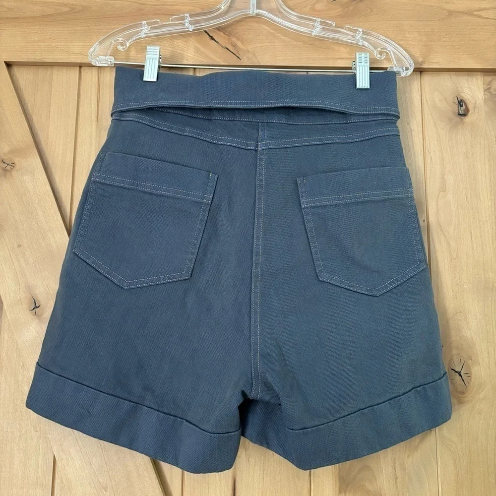 NEW NOCTURNE High Waisted Denim Shorts Indigo Size 38 US Size Medium